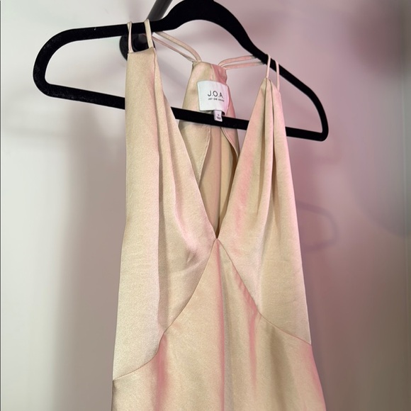 J.O.A. Tan Sleeveless Asymmetrical Tank Top - Picture 2 of 4